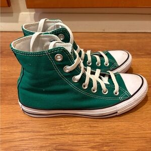 Converse Amazon Green High-Top Sneakers Unisex Men 5 Women 7